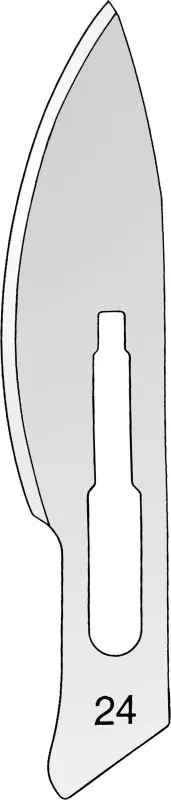 Skalpellblad nr 24 100st