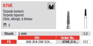 Diamant FG 876K.012 5st