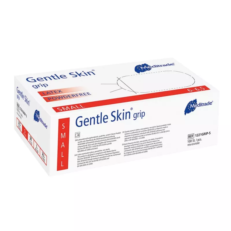 Handske Latex Gentle Skin Grip PF S 100st