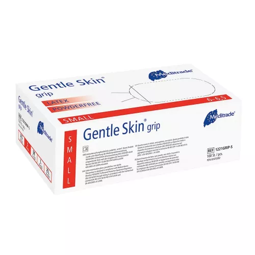 Handske Latex Gentle Skin Grip PF S 100st