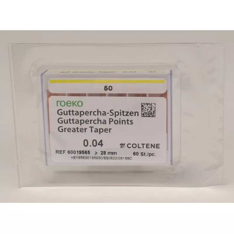 Guttapercha points Greater Taper 4/50 60st