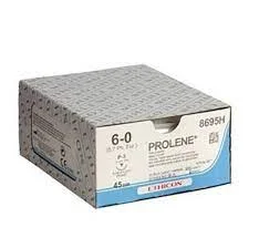 Sutur Ethicon Prolene 6-0 blå P-3 36st