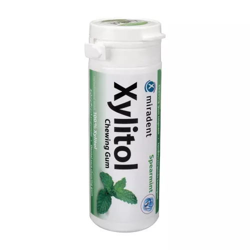 Miradent Xylitol Gum Spearmint 30st