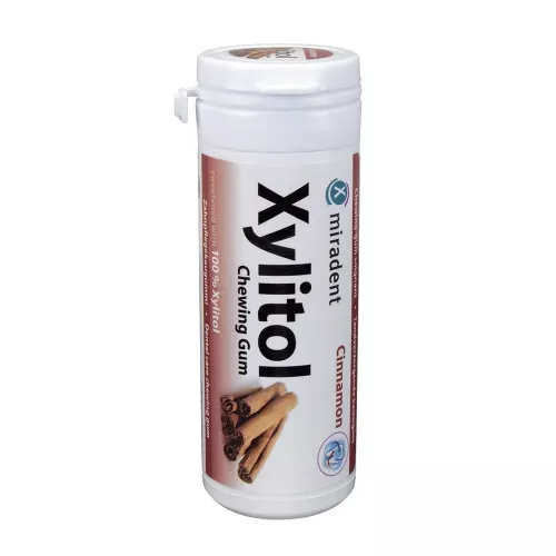 Miradent Xylitol Chewing Gum Cinnamon 30st