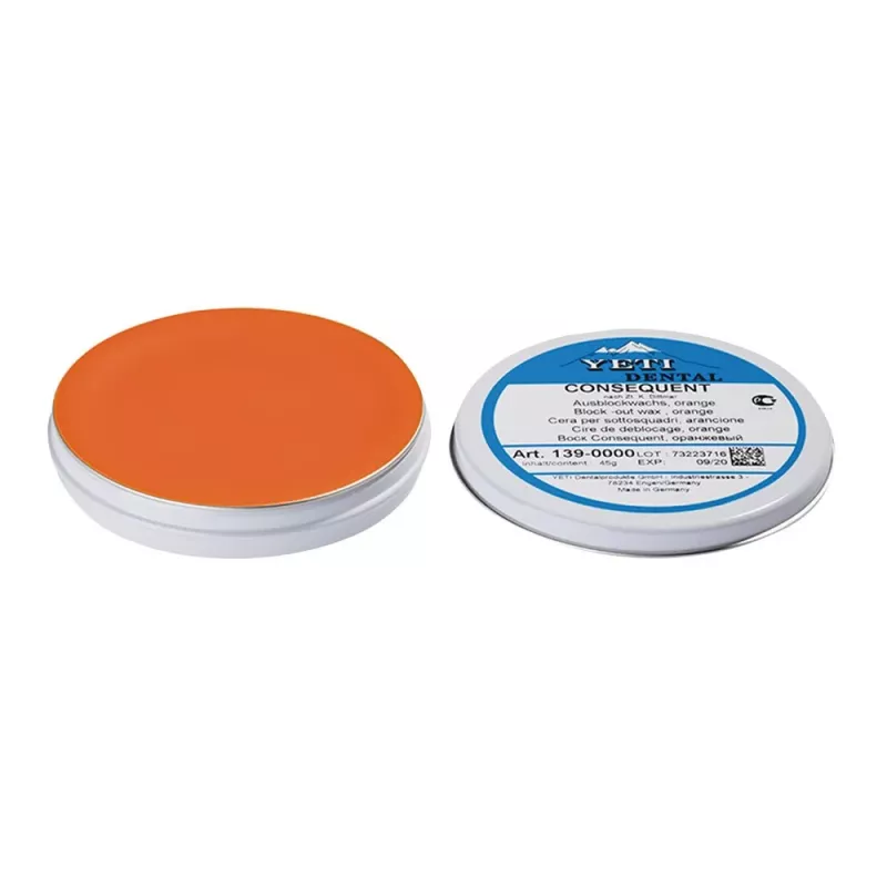Consequent Blockeringsvax orange 45g