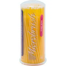 Microbrush Fin tub gul 100st