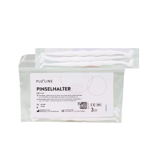 Penselskaft Vit PluLine 3st