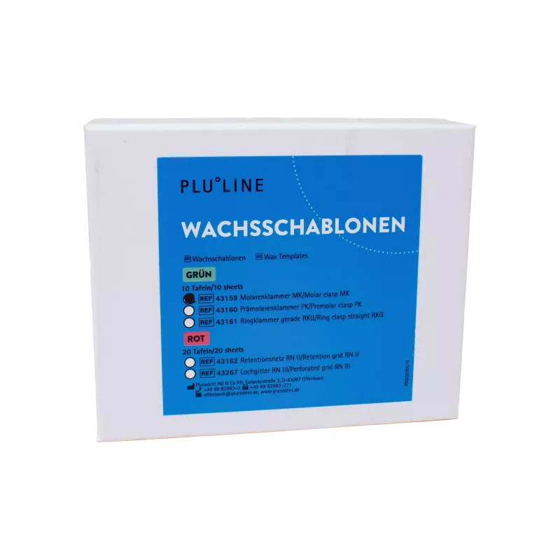 Vaxschablon Molar MK PluLine 10st