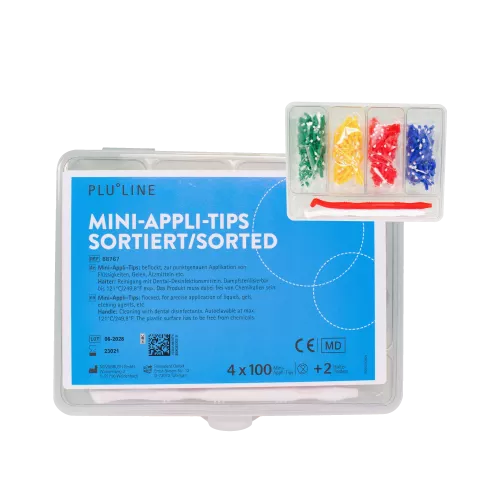 Mini Appli Tips PluLine box 400st +2 hållare