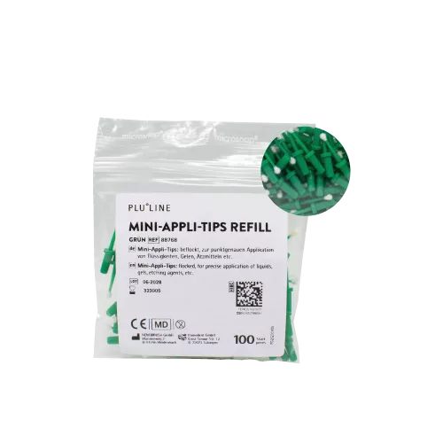 Mini Appli Tips PluLine Grön 100st