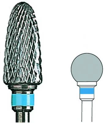 HM Fräs 7110.080 TC Cutter 10 Hst blå