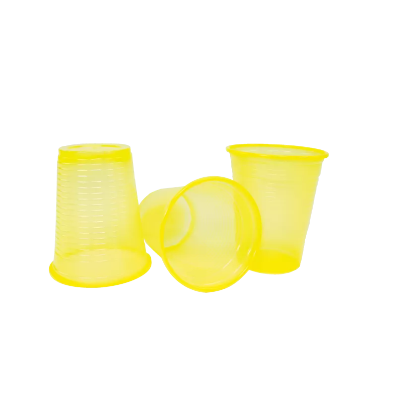 Pluline Plastbägare + Gul 3000st