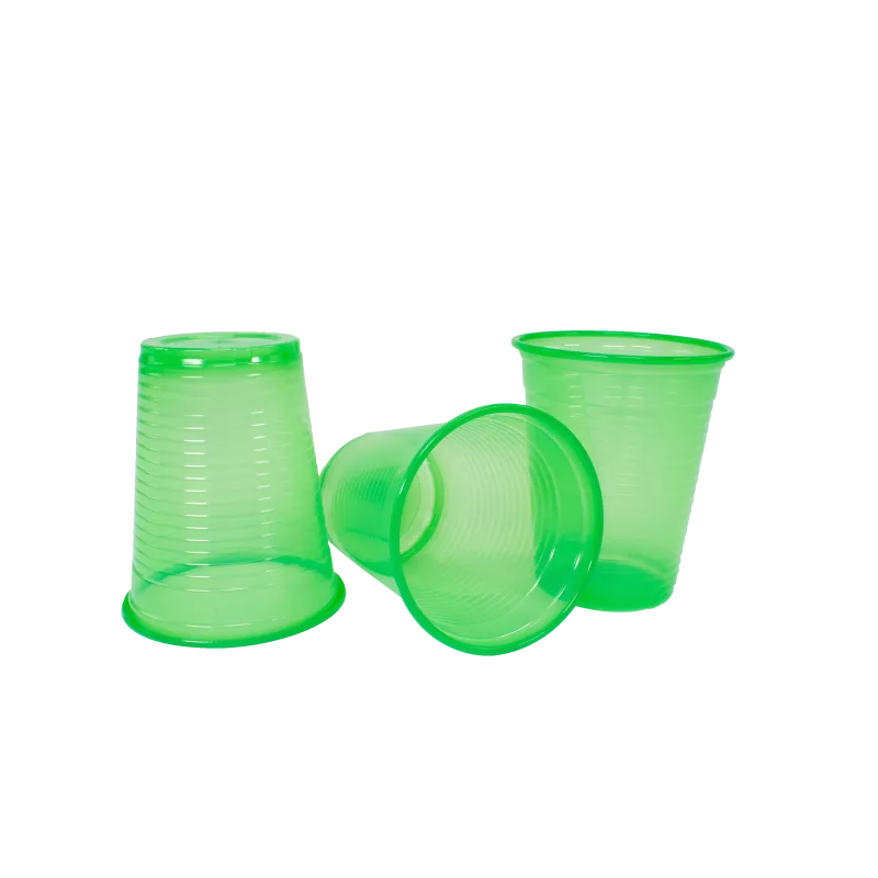 Pluline Plastbägare + Grön 3000st