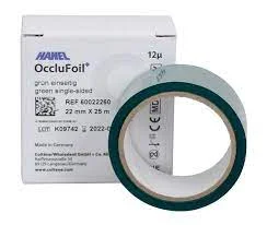 Hanel OccluFoil+ 12µ enkelsidig grön 22mm x 25m