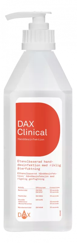 DAX Clinical Handdesinfektion 600ml med pump