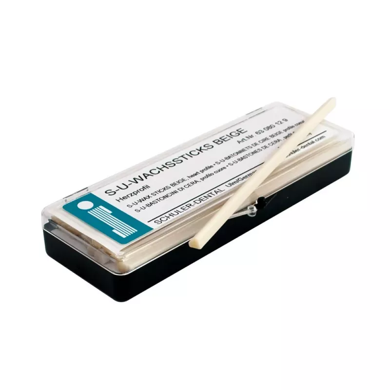 S-U-WAX Sticks Beige Heart Profile 15st