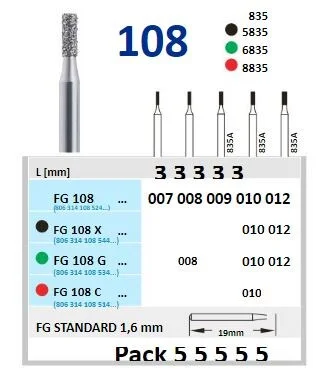 Fg Diamantborr 108 010 G 5st