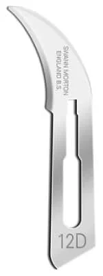 Skallpellblad carbon nr 12D steril 100st