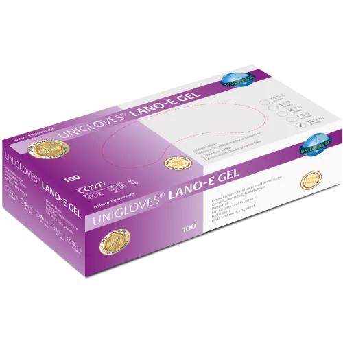 Handske Latex Lano-E gel XL 100st