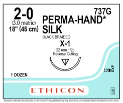 Sutur Ethicon Silke 2-0 X-1 12st