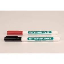 Steriking Steri-Marker giftfri röd + svart 2st
