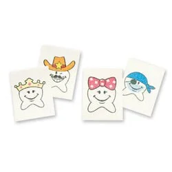 Tattoos glitter tänder 144st