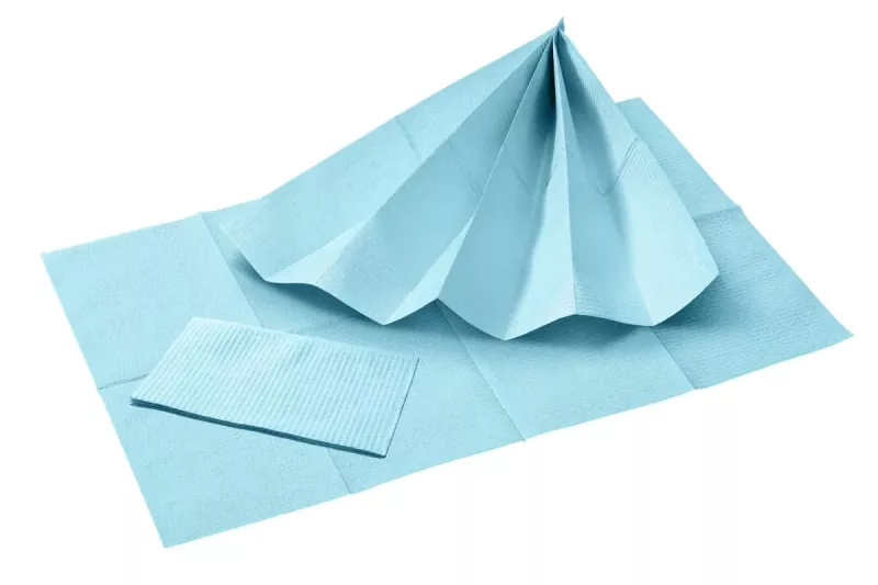 TOP SAFE Servett 2-lagers 33x45 iceblue 10x50sSt
