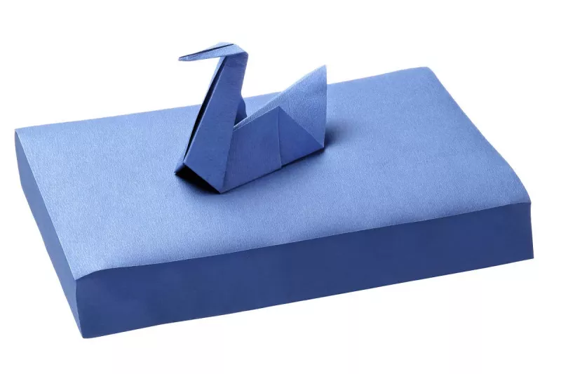 TOP TRAY brickpapper 18x28cm blå medium 10x250st