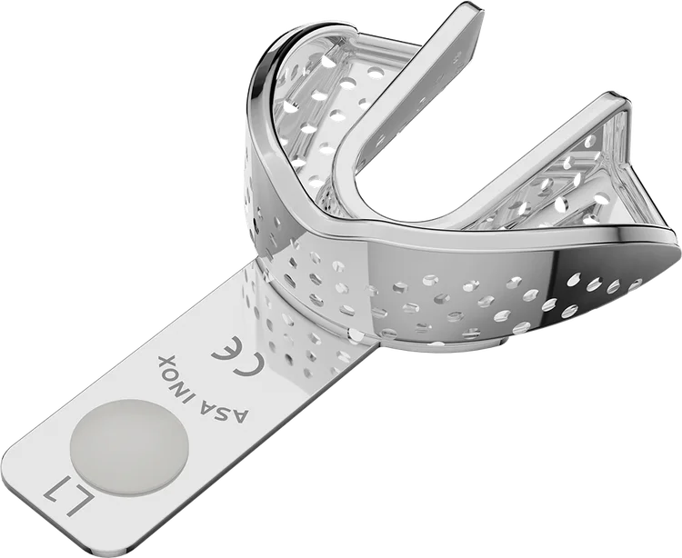 Avtryckssked 2804 perforerad UK XXS vit L1
