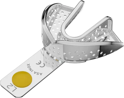 Avtryckssked 2804 perforerad UK XS gul L2