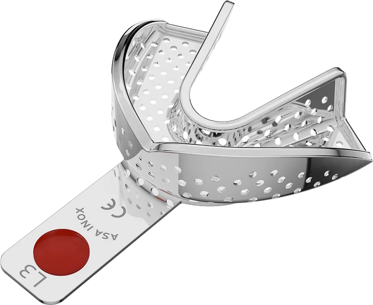 Avtryckssked 2804 perforerad UK S röd  L3