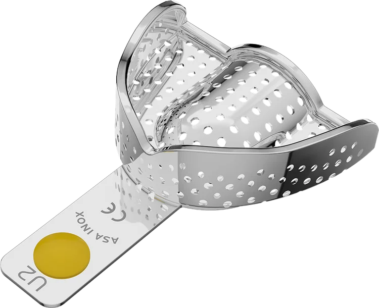 Avtryckssked 2804 perforerad ÖK XS gul U2