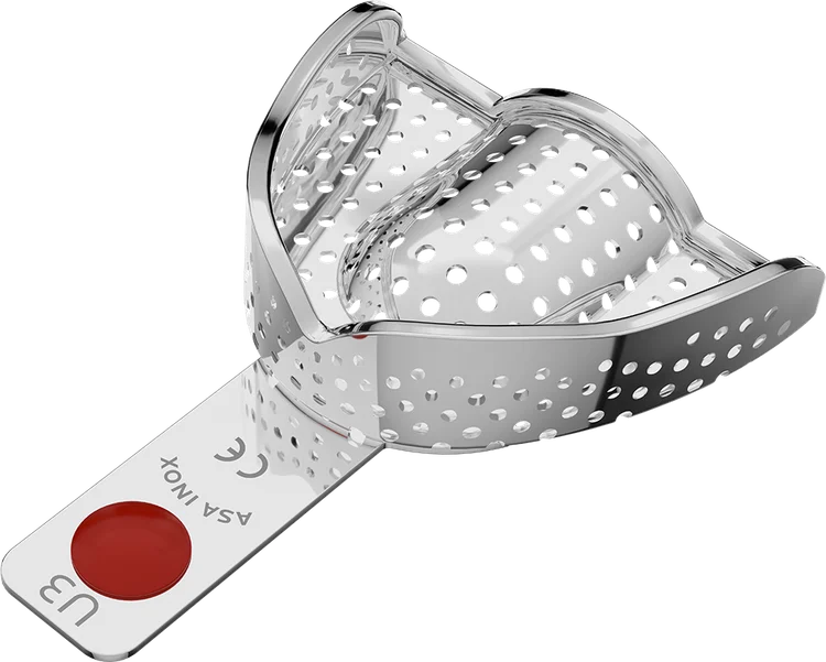 Avtryckssked 2804 perforerad ÖK S röd U3