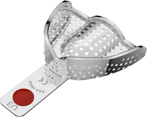 Avtryckssked 2804 perforerad ÖK S röd U3