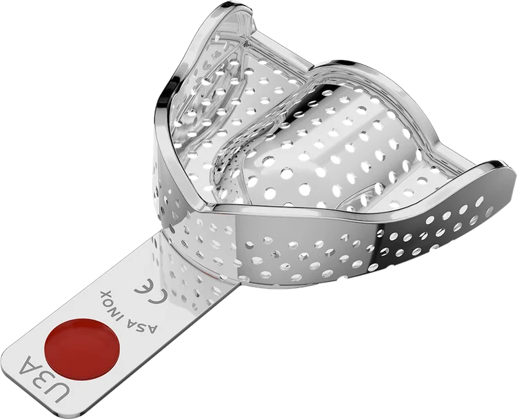 Avtryckssked 2804 perforerad ÖK S röd U3A