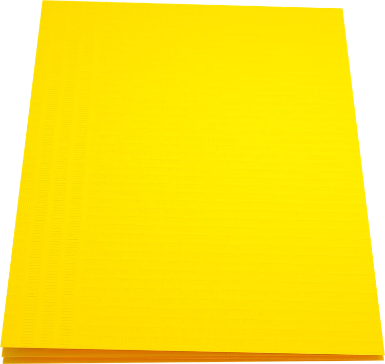 Servett plastad 3-lagers 33x45cm gul 500st