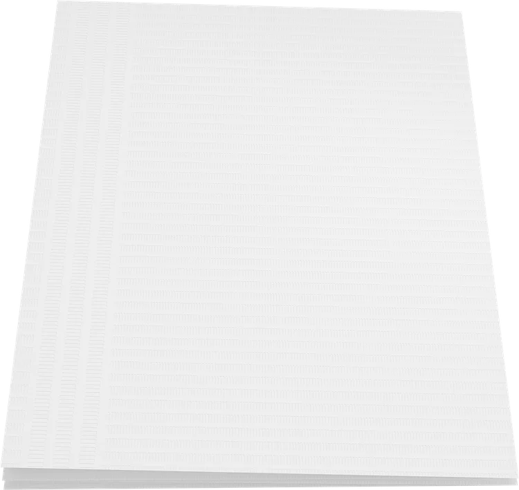 Servett plastad 3-lagers 33x45cm vit 500st