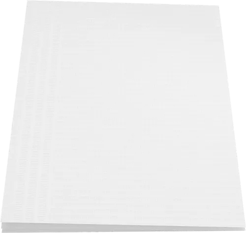 Servett plastad 3-lagers 33x45cm vit 500st