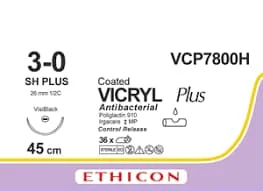 Vicryl Plus violett 3-0 SH Plus VB 36st