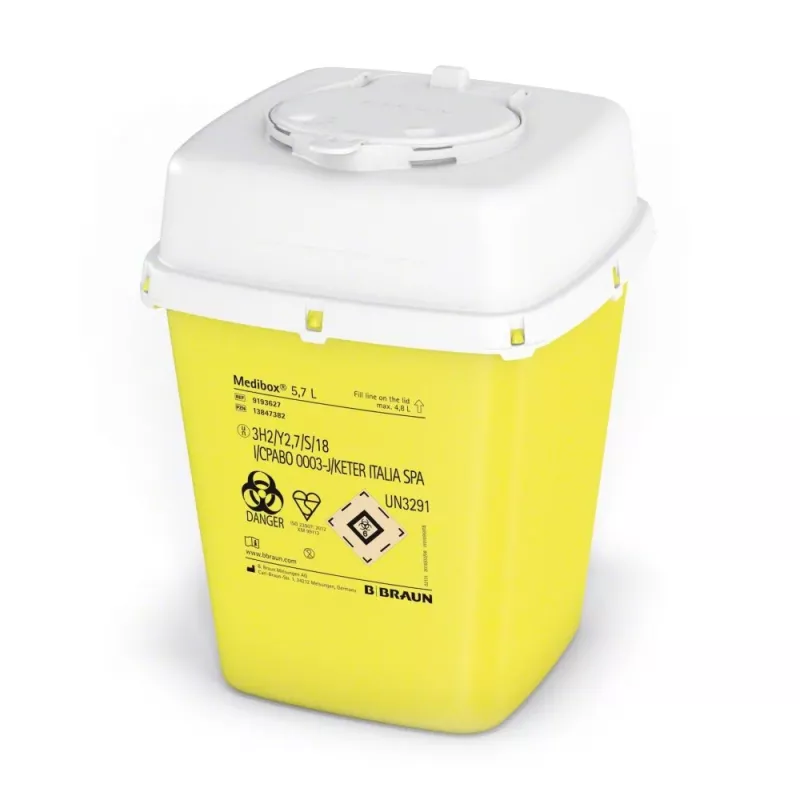 Medibox kanyluppsamlare 5,7L