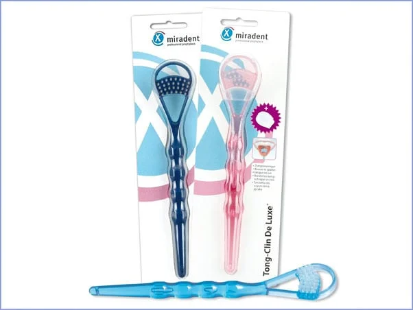 Tong Clin De Luxe blue-transpa