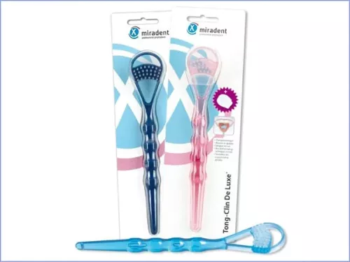 Tong Clin De Luxe blue-transpa