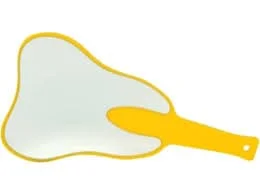 Patientspegel "Tand" gul 27cm