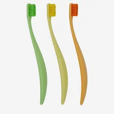 Promis Tandborste Yellow, Green & Orange
