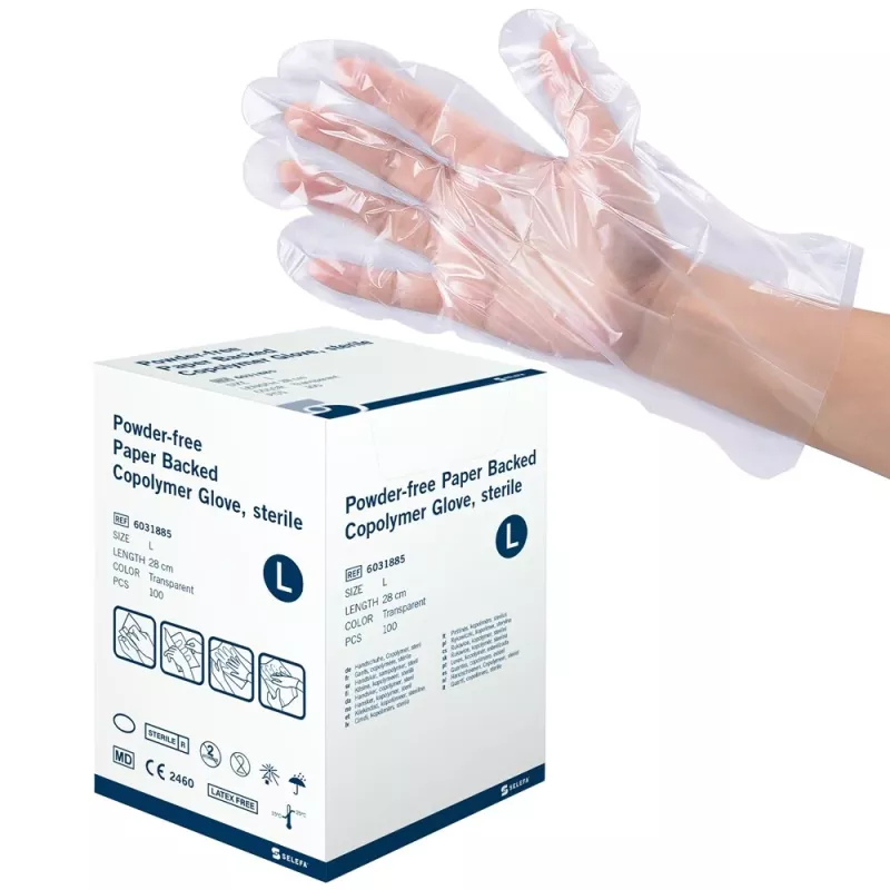 Handske us plast Selefa large 100st