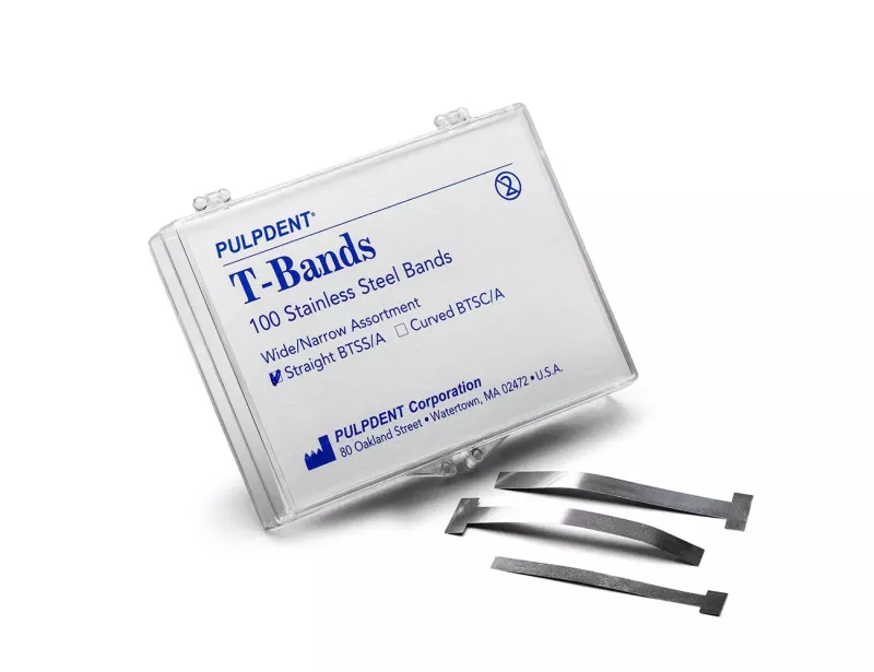 T-Bands curved/narrow Brass 100st