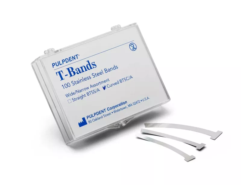 T-Bands curved/narrow Stainless 100st