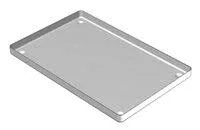Bricka Aluminium Silver 18 x 14 x 1,9 cm