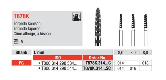 FG Diamantborr SC T878K. 016 5st