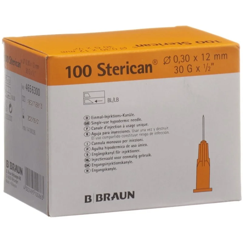 Injektionskanyl Sterican 30G 0,30x12mm 100st
